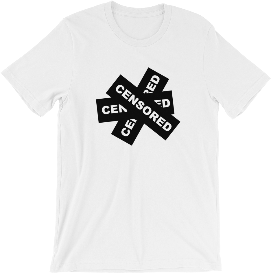 Censored - T- - T-shirt (1000x1000), Png Download