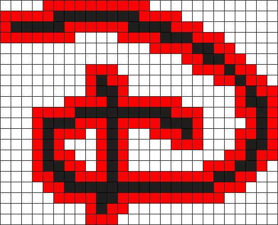 Disney Logo Perler Bead Pattern / Bead Sprite - Perler Beads Patterns Logos (547x442), Png Download