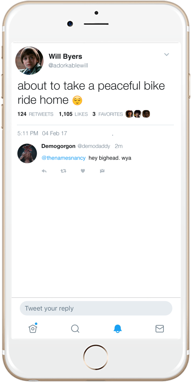 Stranger Things Social Post 03 - Iphone (1000x1375), Png Download