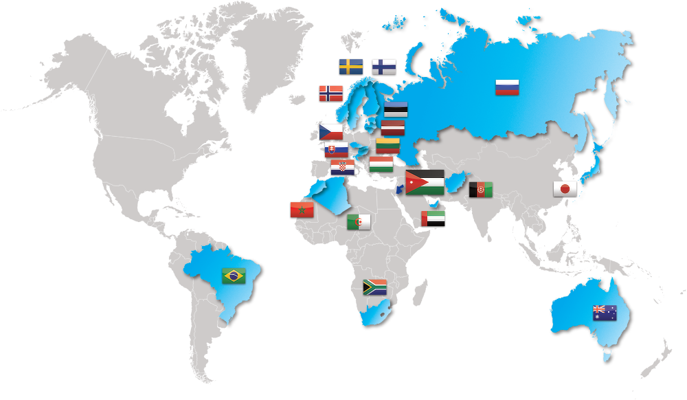 An Indispensable Part Of The Delivery Is A System Of - Asia Pacific On World Map (1000x582), Png Download