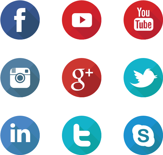 Social Media - Png Format Social Media Logos Png (600x564), Png Download