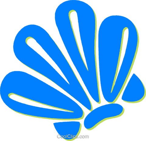 Sea Shell Royalty Free Vector Clip Art Illustration (480x465), Png Download