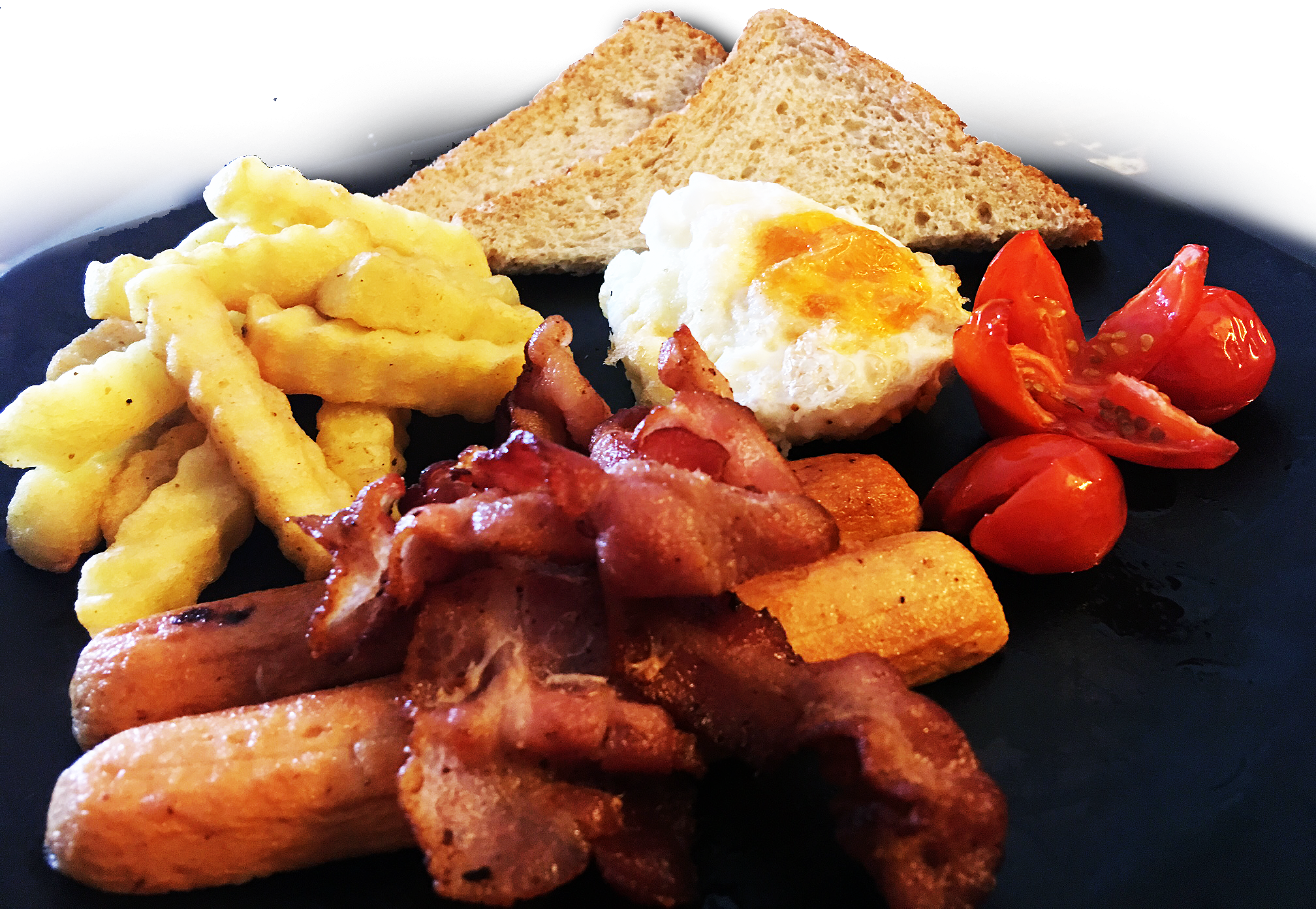 Ipoh Western Large Breakfast - Breakfast (2016x1392), Png Download