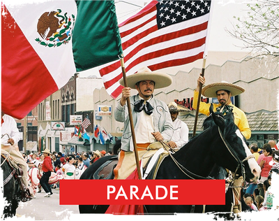 Cinco De Mayo Parade In Us (400x316), Png Download