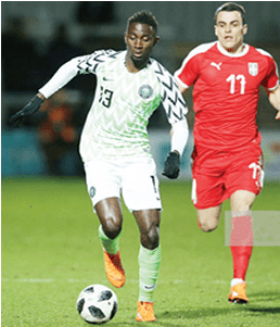 Super Eagles Midfielder Scared Of Argentina's Messi - Nigeria Vs Czech Republic (400x300), Png Download