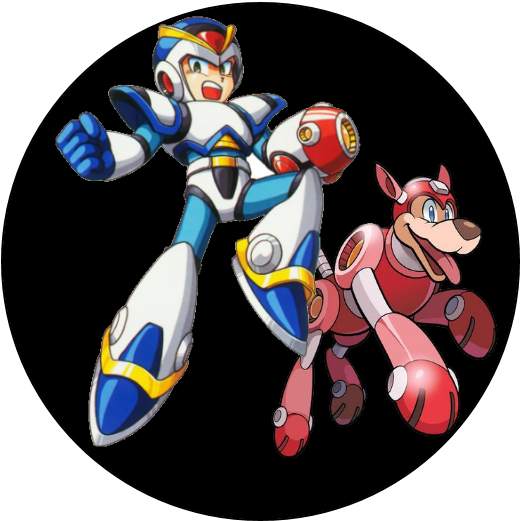Megamanrush - Mega Man X (521x521), Png Download