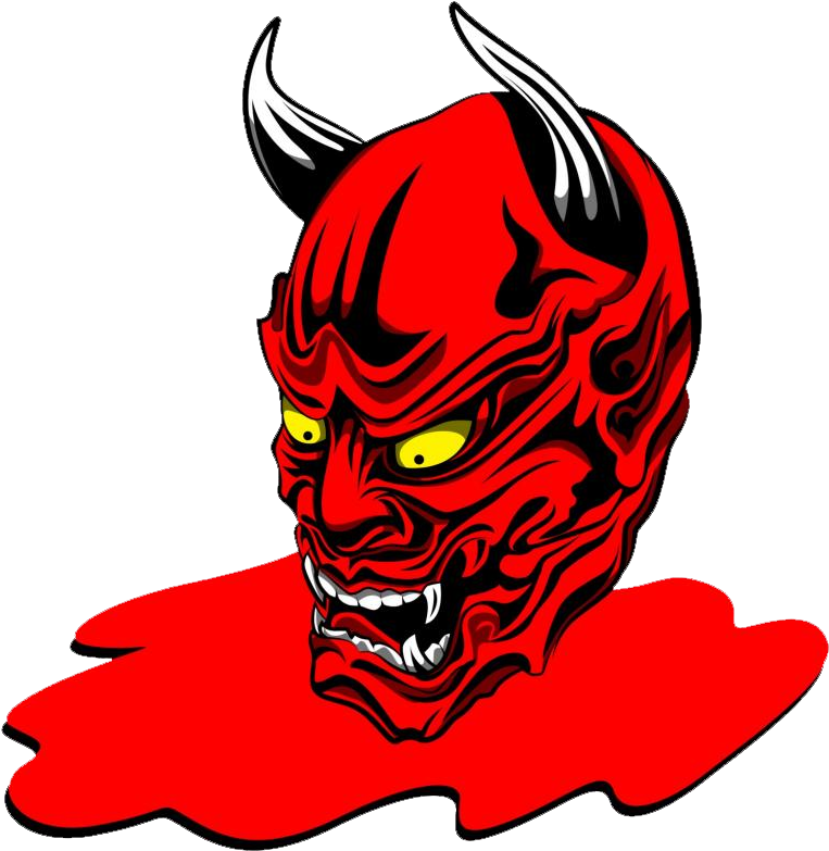 Svg Free Scary Face Changer Pro Apk Download Android - Japanese Demon Png (814x818), Png Download