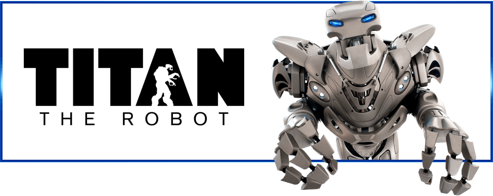 Back By Popular Demand - Titan Robot Icon (975x389), Png Download