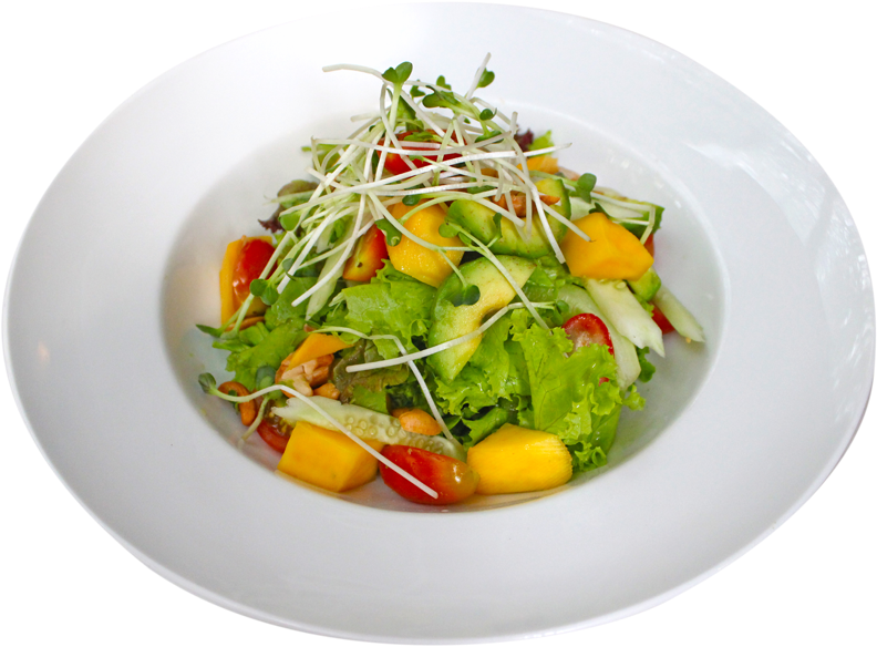 Alfhcm Summer Salad - Eating (800x611), Png Download