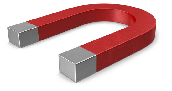 Horseshoe Magnet Png Background Image - Portable Network Graphics (600x600), Png Download