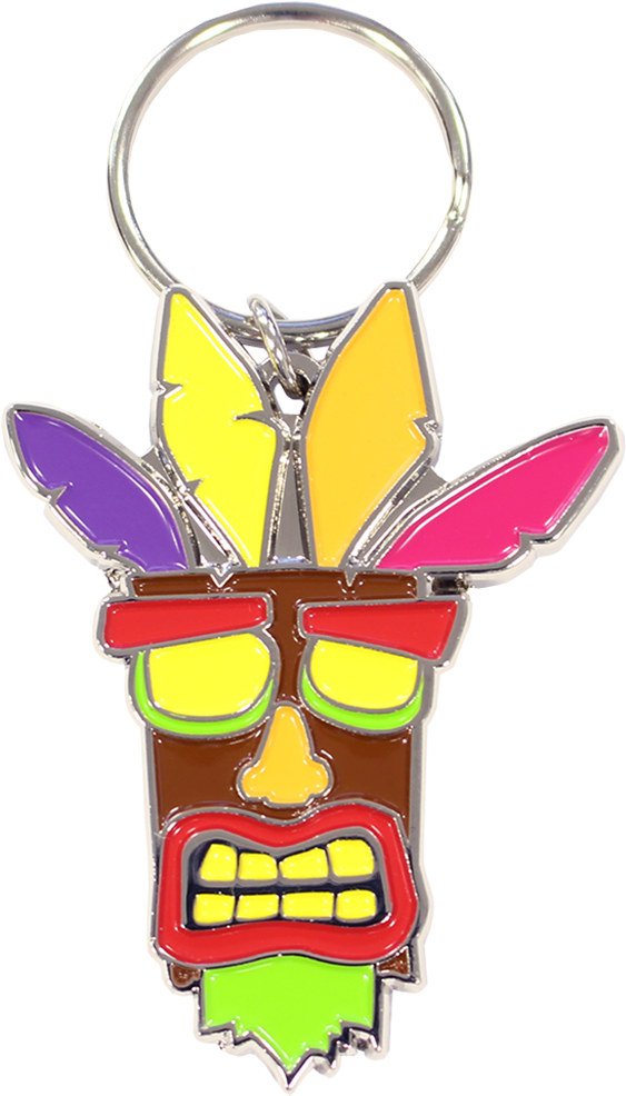 Official Crash Bandicoot Trilogy Merchandise Announced - Crash Bandicoot Keychain (566x1000), Png Download