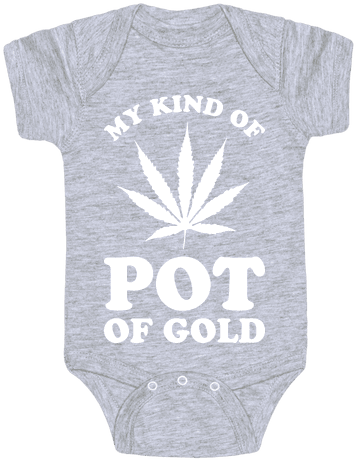 My Kind Of Pot Of Gold Baby Onesy - Just Kids (484x484), Png Download