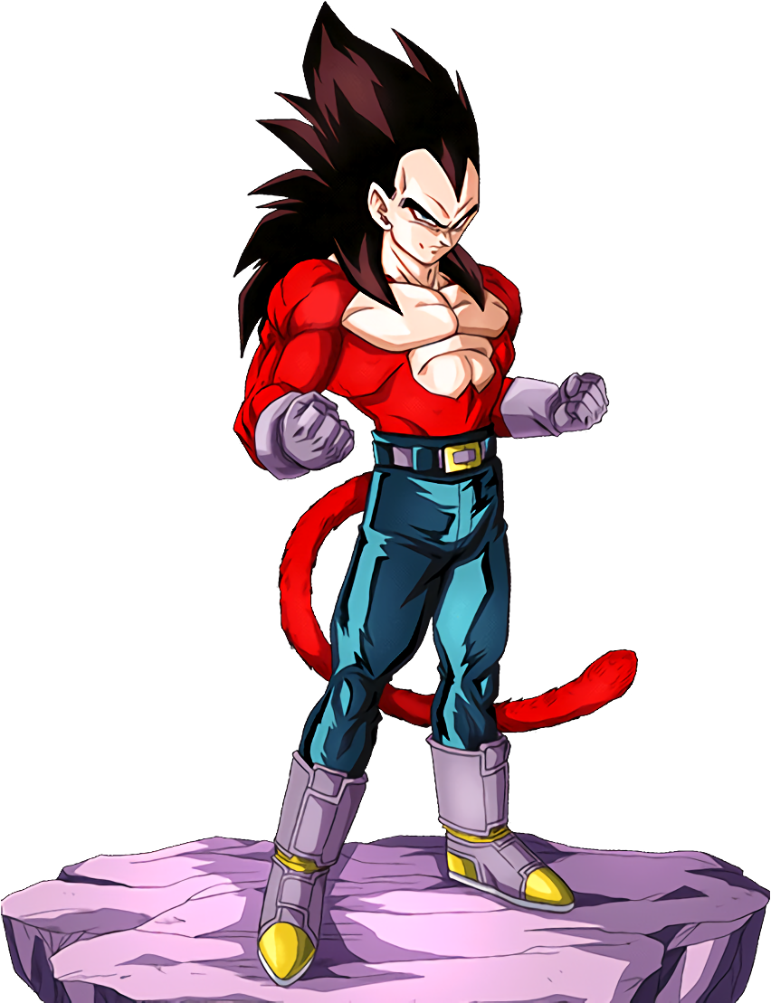 #dokkanbattle [crimson Flare] Super Saiyan 4 Vegeta - Super Saiyan 4 Vegeta (852x1136), Png Download