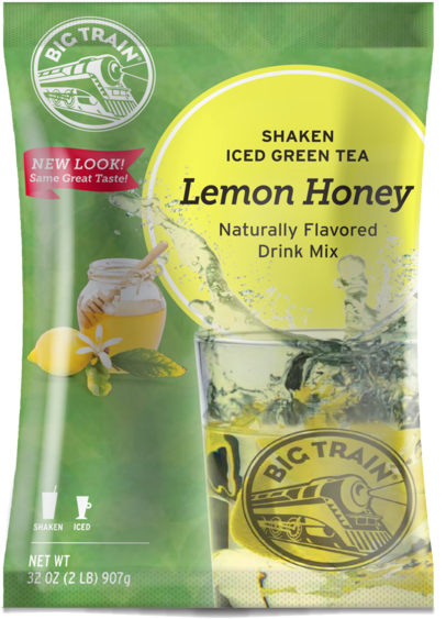 741300 Shaken Lemonhoney Bt - Big Train Shaken Lemonade Drink Mix - 2 Lb. (600x600), Png Download