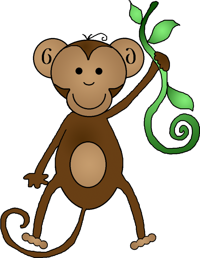 Download High Quality Monkey Png - Monkey Clip Art Transparent (865x1097), Png Download
