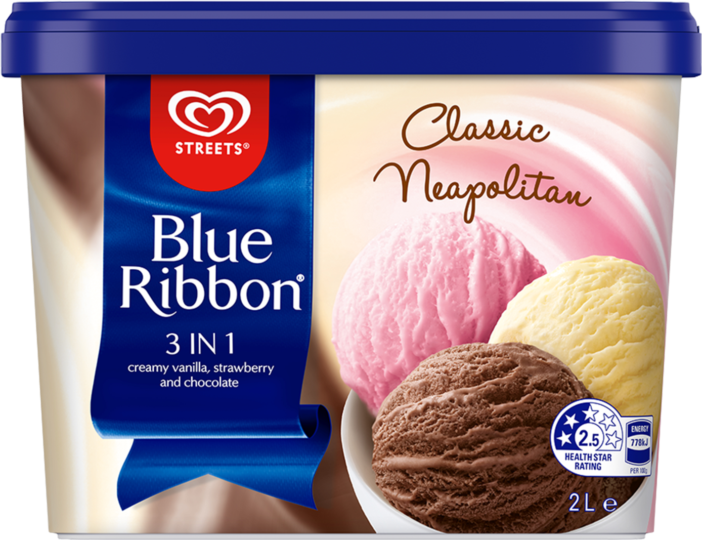 Blue Ribbon Reduced Fat Ice Cream Caramel (1500x1500), Png Download