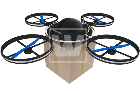 Drone Png Graphic - Illustration (550x373), Png Download