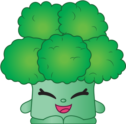 Image Stock Image Honey Soy Noodles - Shopkins Broccoli (576x495), Png Download