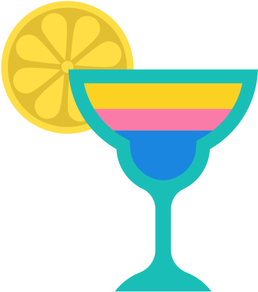 Summer Margarita - Doughnut (618x618), Png Download