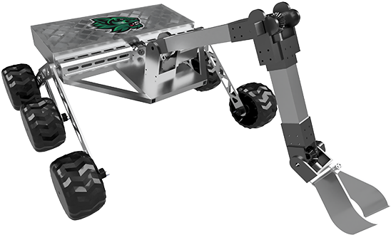 A Rendering Of The Proposed Binghamton University Mars - Robot (720x435), Png Download