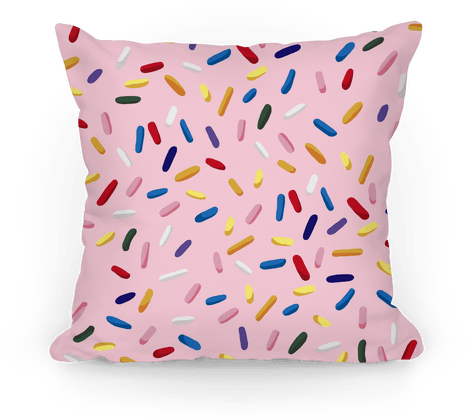 Sprinkle Pillow Throw Pillow - Transparent Pillows (484x484), Png Download
