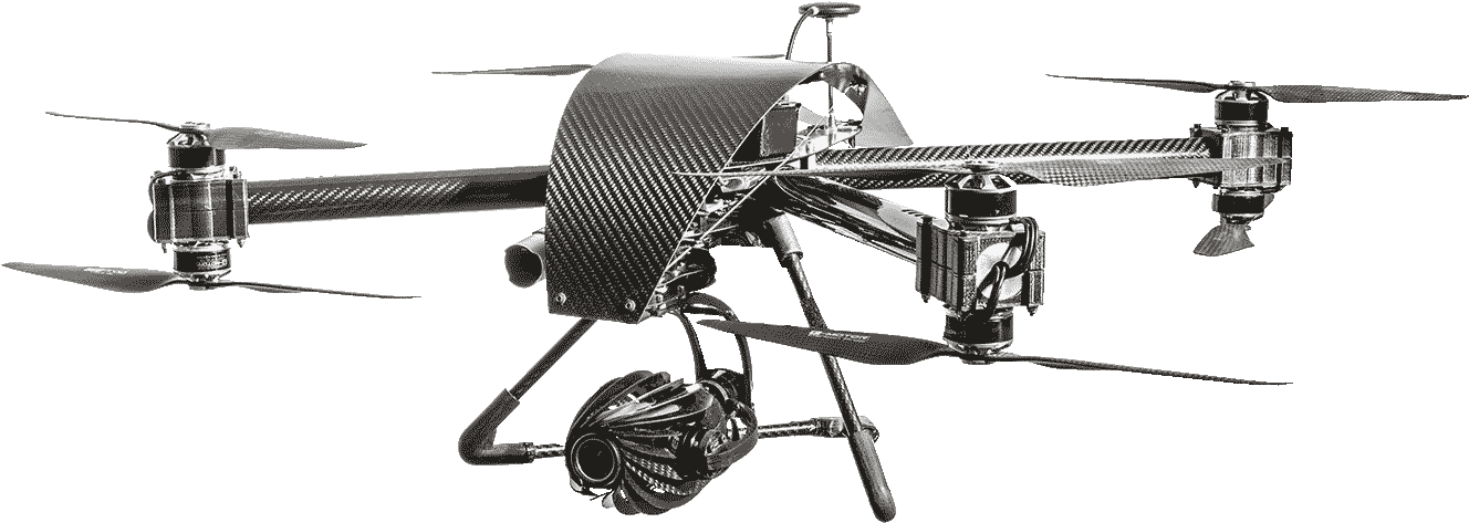 Unmanned Aerial Vehicle (1350x494), Png Download