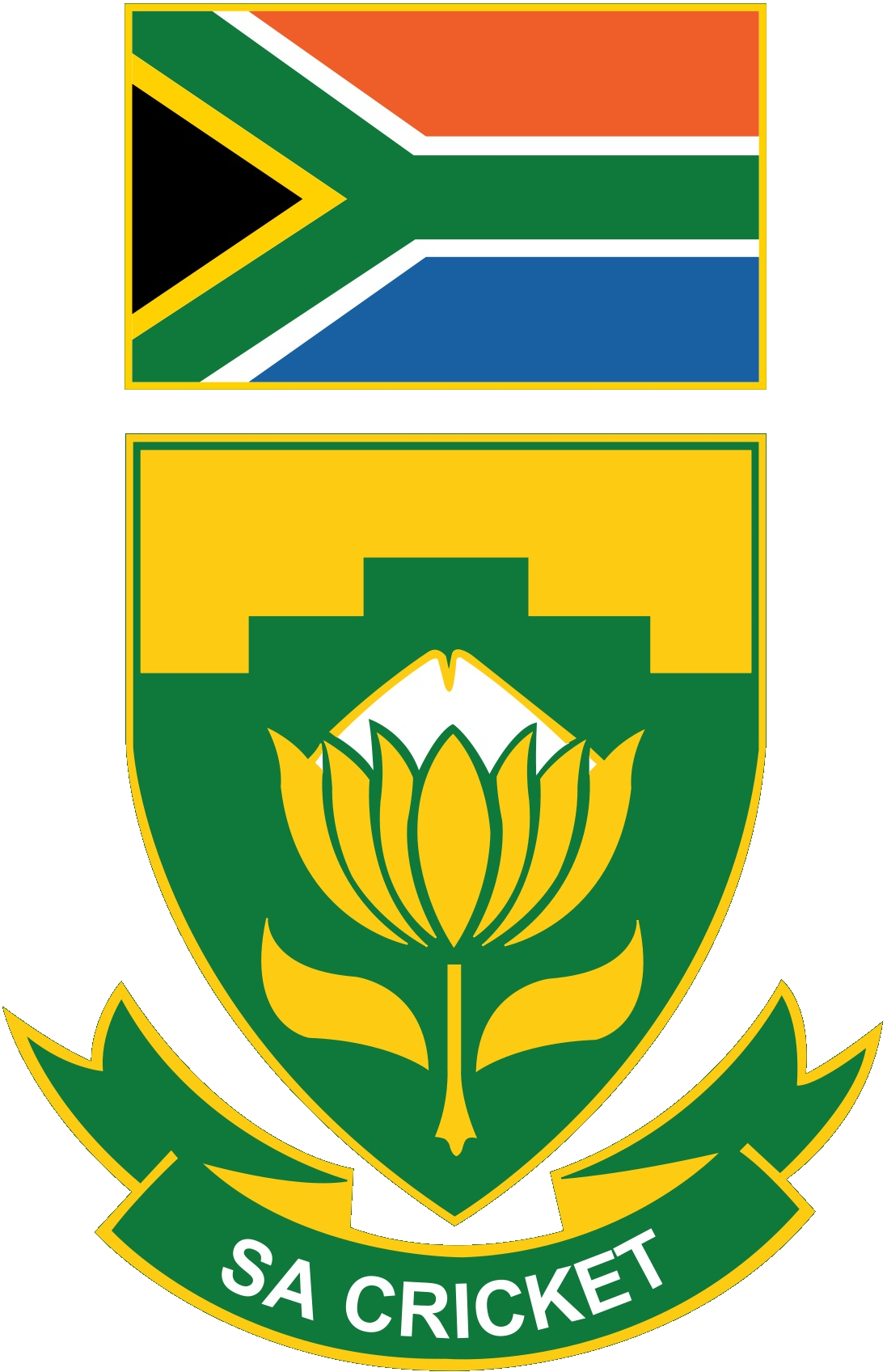 South Africa Cricket Logo - South Africa National Cricket Team (668x1024), Png Download