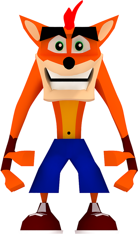 Crash Bandicoot (600x811), Png Download