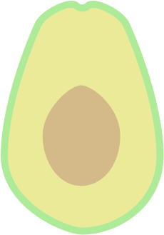 The Lills Food Avocado - Circle (810x369), Png Download