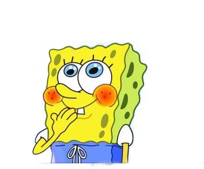 Spongebob - Funny Spongebob Pick Up Line (400x331), Png Download