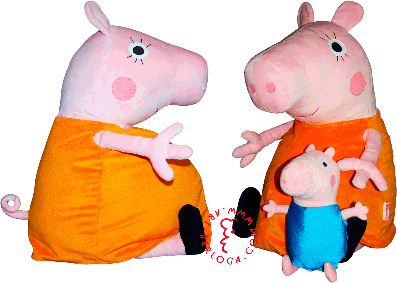 Pregnant Pig Peppa - Mann's Little George (1500x1100), Png Download