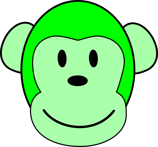 How To Set Use Green Monkey Icon Png (600x560), Png Download