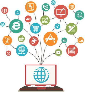 Our Custom Software Development Is Accomplished Through - Generic Social Media Icon (366x393), Png Download