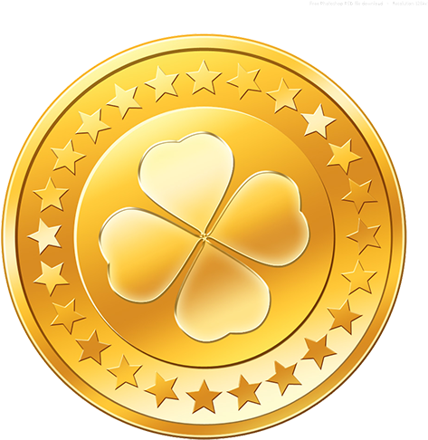 The Leprechaun Came To Visit Balanced Body Spa Early - Gold Coin Png (500x525), Png Download