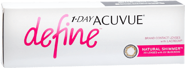 1 Day Acuvue Define Shimmer - 1 Day Acuvue Define Natural Shimmer Contact Lenses (410x410), Png Download