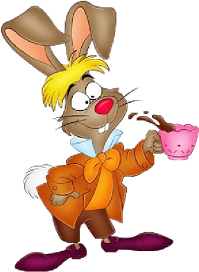 *march Hare ~ Alice In - March Hare Alice In Wonderland Cartoon (400x400), Png Download