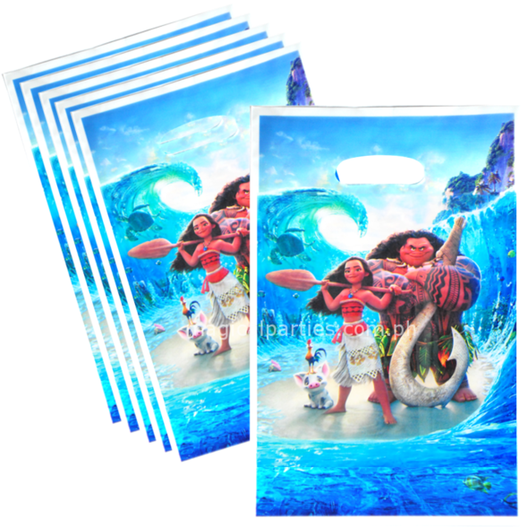 Moana Party Supplies Gift Bag Set Magical Parties - Moana (600x600), Png Download
