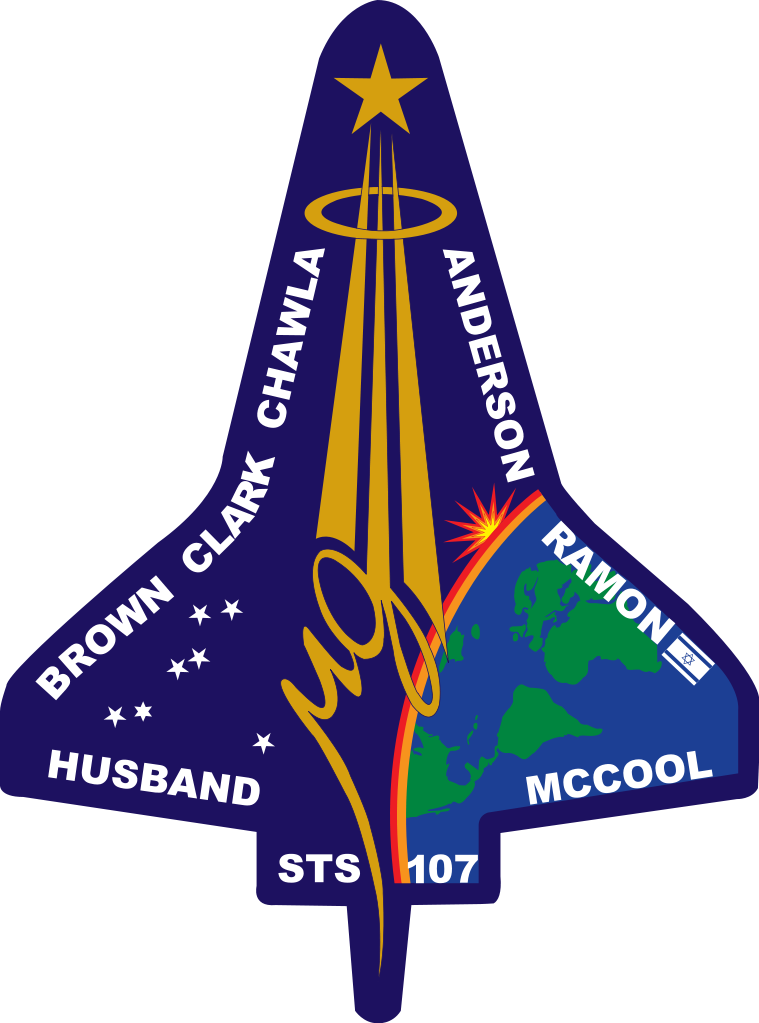 Sts-107 Flight Insignia - Sts 107 Flight Insignia (759x1023), Png Download