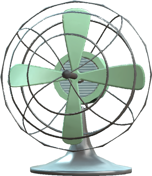 Desk Fan Fallout Wiki Fandom Powered By Wikia - Fallout 4 Fan (835x767), Png Download