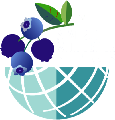 World-blueberries - “ - Blueberry Farm Logo (402x416), Png Download