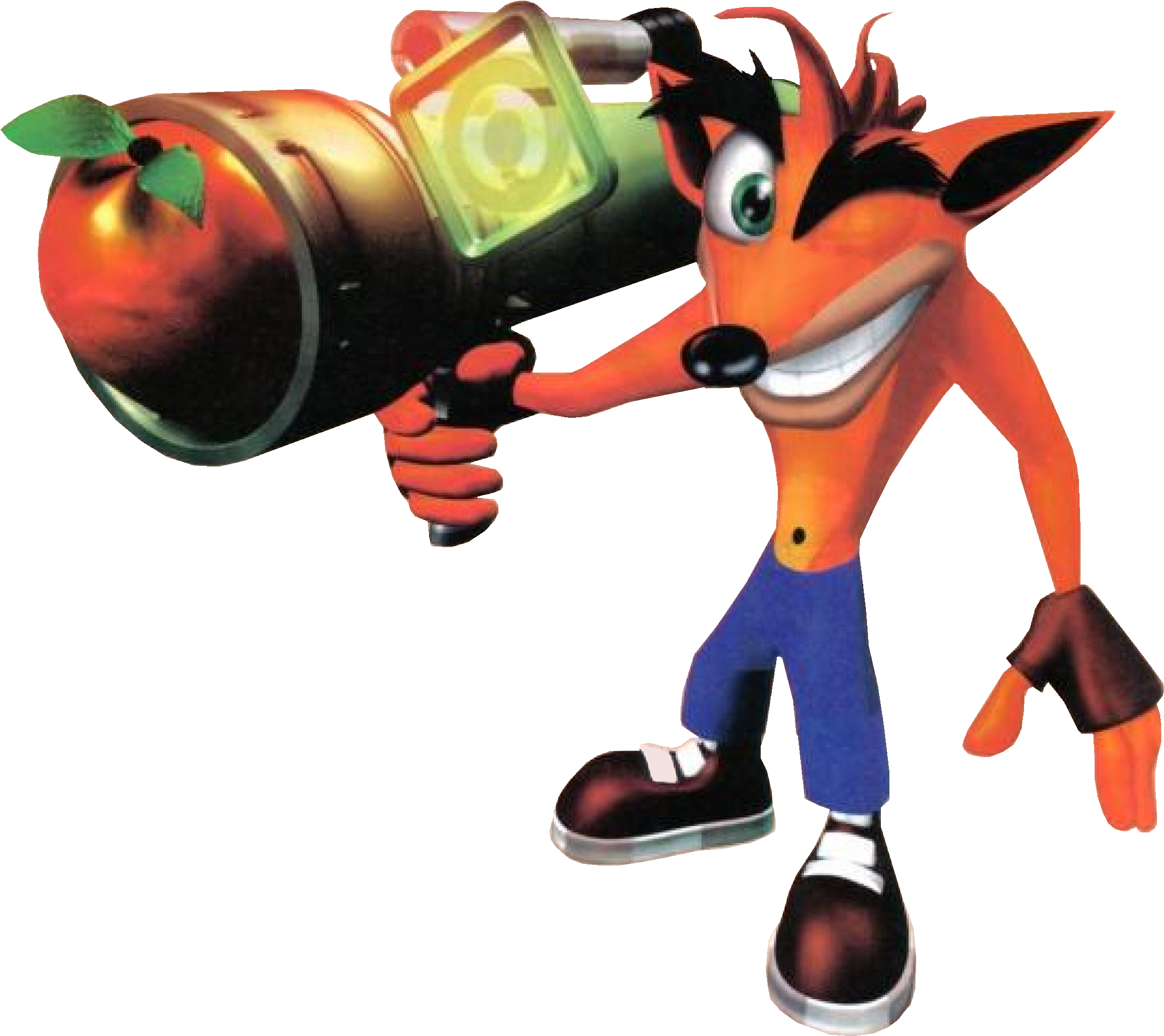 Bandipedia, The Crash Bandicoot Wiki - Crash Bandicoot Fruit Bazooka (528x480), Png Download