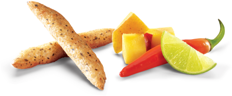 Black Bean Mango Chile Lime Snacks - Mango Chili Lime Harvest Snaps (550x300), Png Download