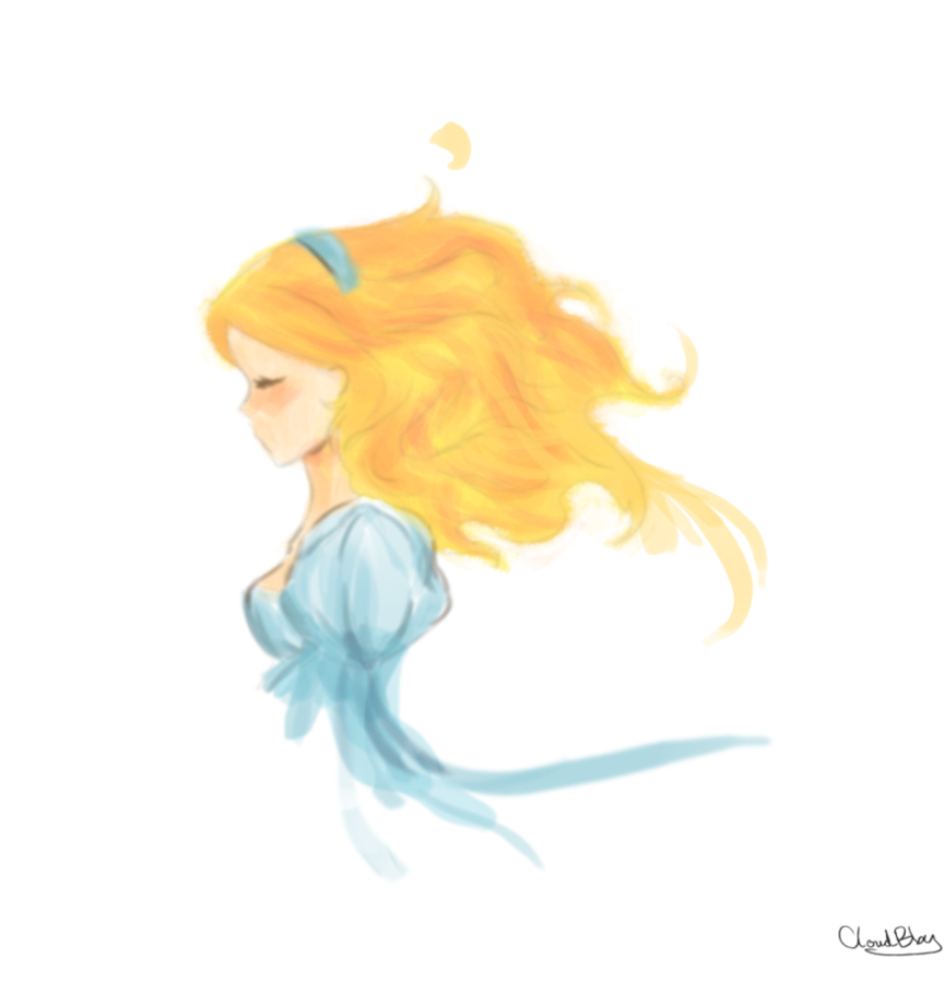 Drawing Wonderland By Aniplay On Deviantart - Cute Drawings Cute Alice In Wonderland (888x899), Png Download