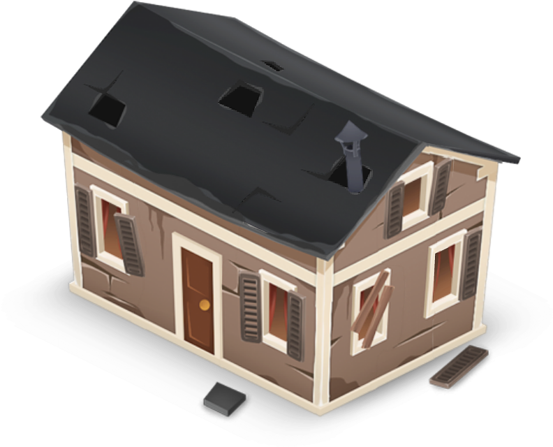 Farmhouse Broken - Farmhouse Png (873x873), Png Download