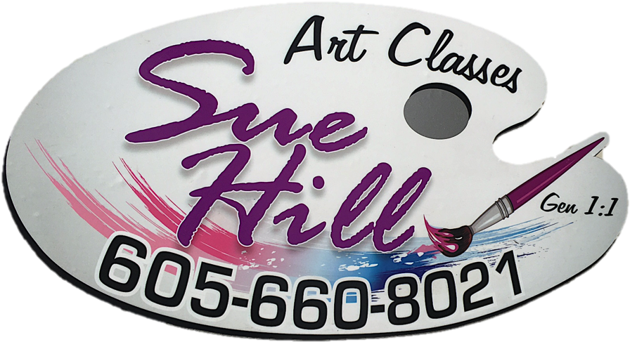 Sue Hill Art Class - Yankton (1123x844), Png Download