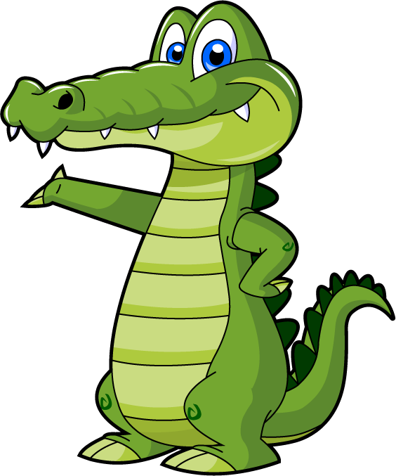 Crocodile Clipart Png - Alligator Clipart (564x677), Png Download