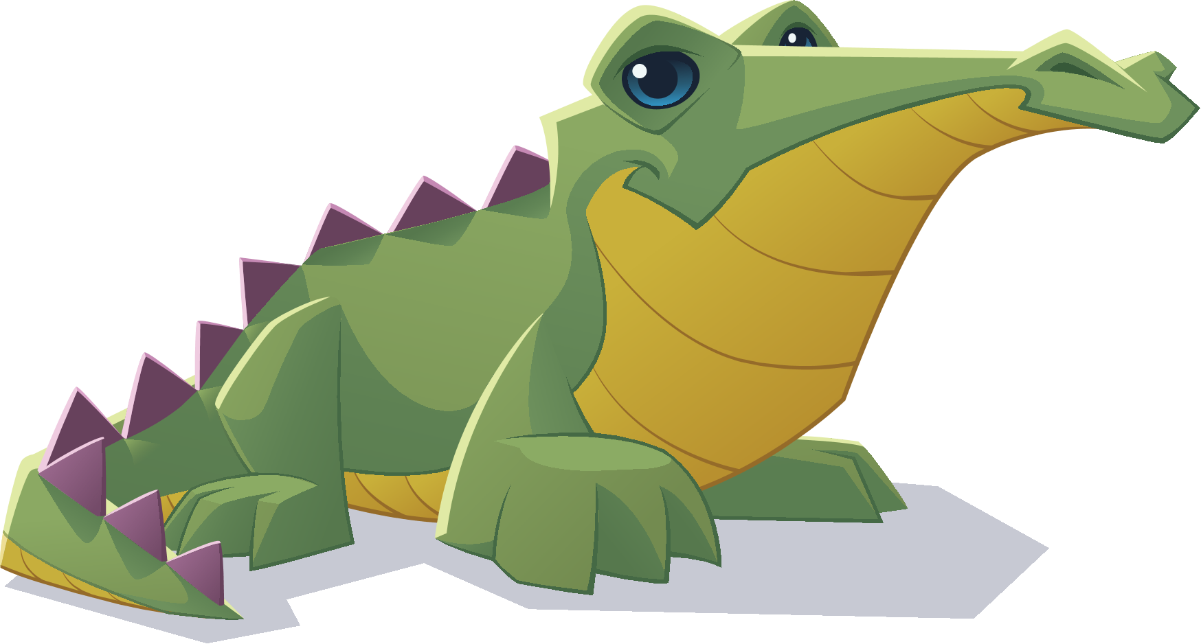 Renovated Art Croc - Animal Jam Play Wild Crocodile (1748x938), Png Download