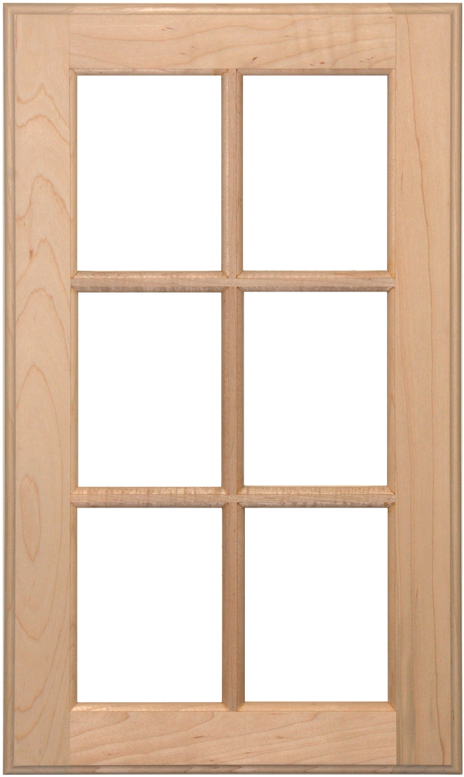 Stained Six Panel Glass Pane Doors - Ventanas Para Maquetas De Casas (816x1280), Png Download