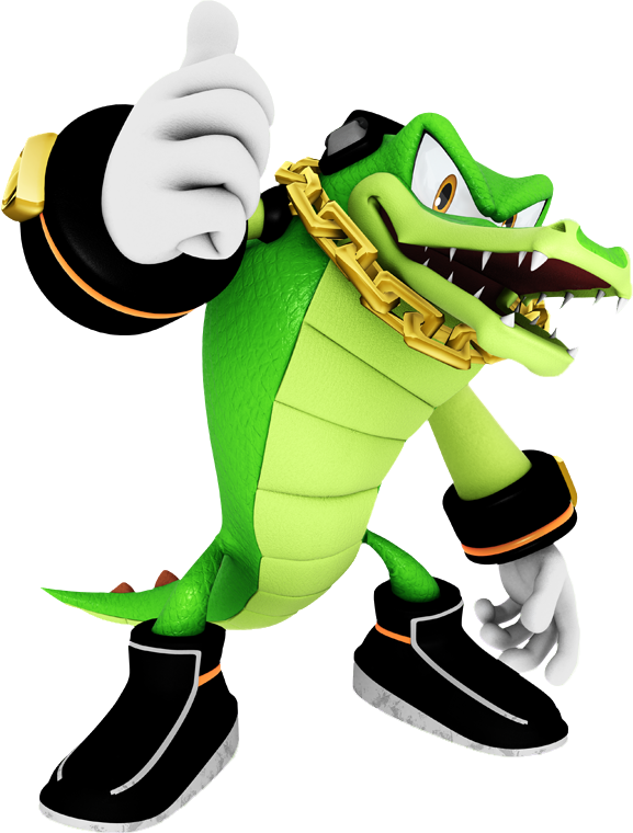 Vector The Crocodile - Chaotix Sonic (577x760), Png Download