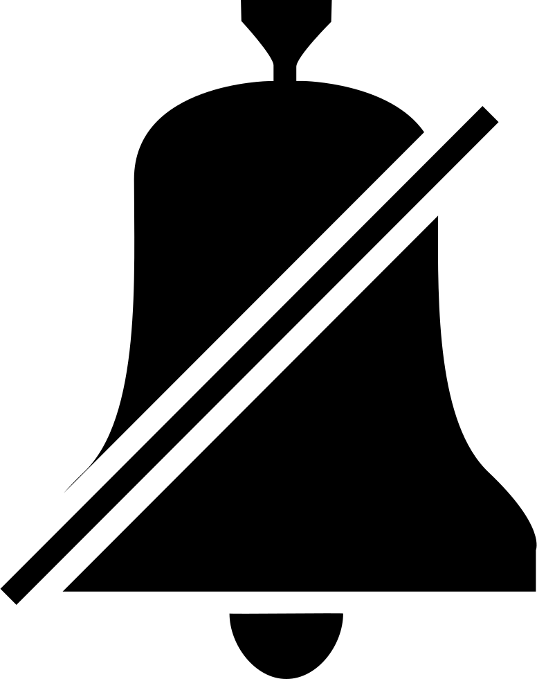 Alarm-cancel Bell Notification Comments - Notification Cancel Icon (776x980), Png Download